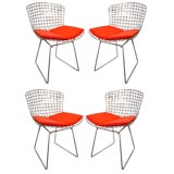 Set of 4 Bertoia Chairs