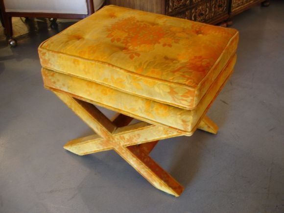 Pair x stretcher benches