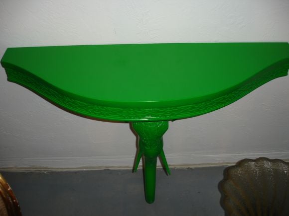 Pair of elephant consoles 1