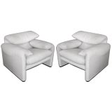 Pair Cassina Chairs by Vico Magistretti