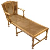 Country French style chaise lounge