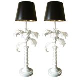 Pair of Palm Tree Table Lamps