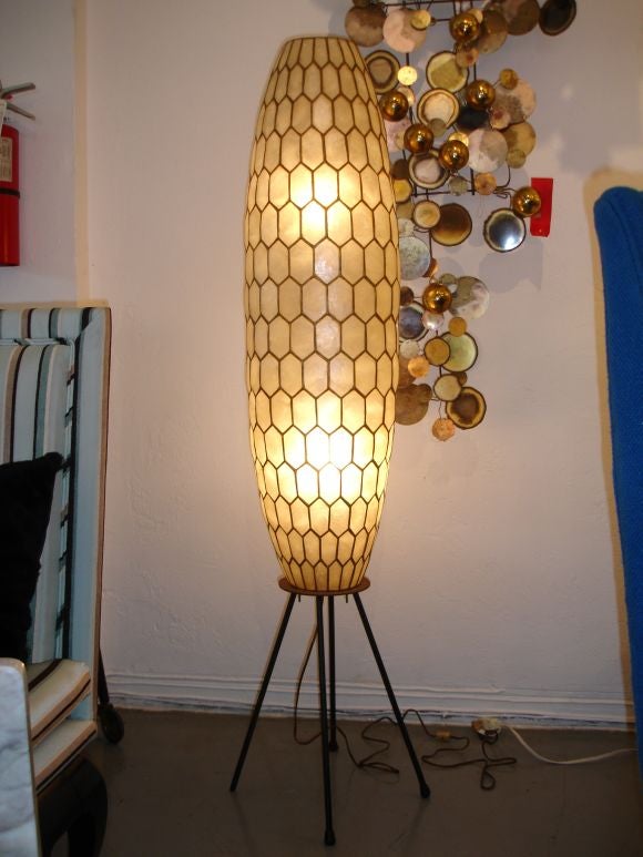 Capiz Shell Floor Lamp