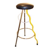 Memphis style stool