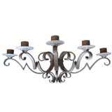 Pair 5 arm Iron Sconces