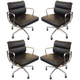 Set of Four Herman Miller "Softpad" Chairs