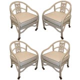 Set Four James Mont Style Chairs