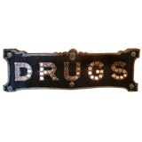 Antique Old Drug Store Sign
