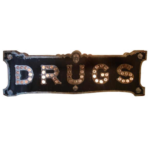 Old Drug Store Sign