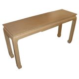 Linen Console by Karl Springer (not signed)