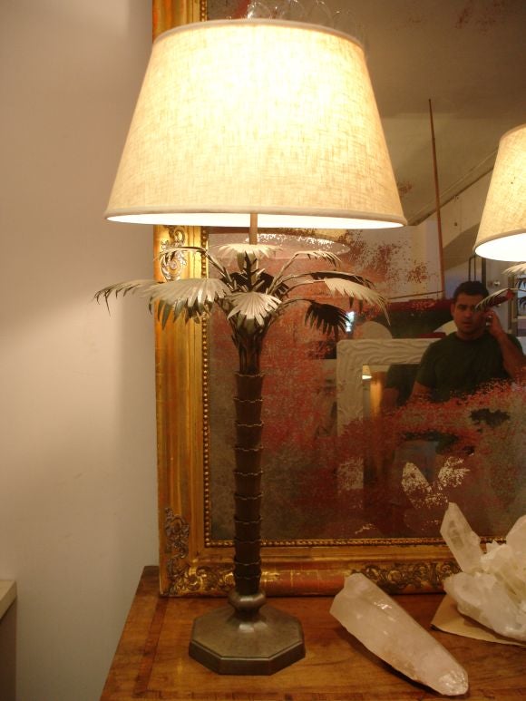 Pair of Palm Beach Style Table Lamps