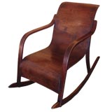 Vintage Finnish Bent plywood Rocking Chair