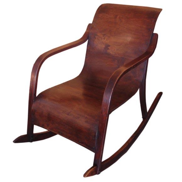 Finnish Bent plywood Rocking Chair