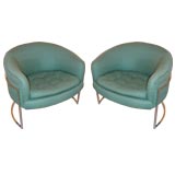 Pair of Milo Baughman Arm Chairs