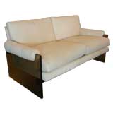 Thayer Coggin Lucite Settee by High Point Thayer Coggin Lucite Settee by High Point