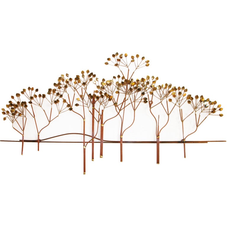 "The Elms" Wall Sculpture by Curtis Jere( signed)