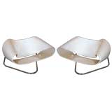 Pair of Ribbon Chairs by Leonardi & Stagi