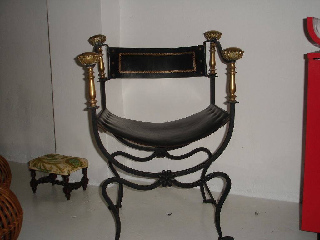 Pair of Misner style Throne Chairs