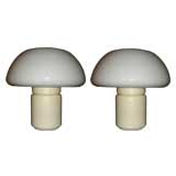 Pair Italian "Mushroom" Lamps Pair Italian "Mushroom" Lamps