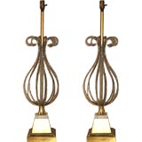 Pair of Beaded Italian Lamps