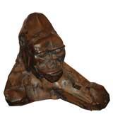 Molded Steel "Ape" Sculpture