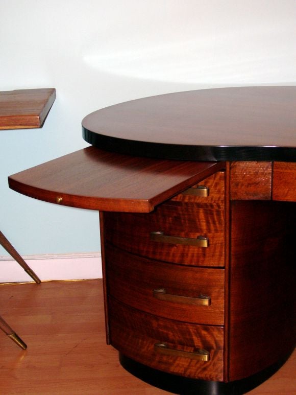 A Stately American Art Deco Executive Desk 2