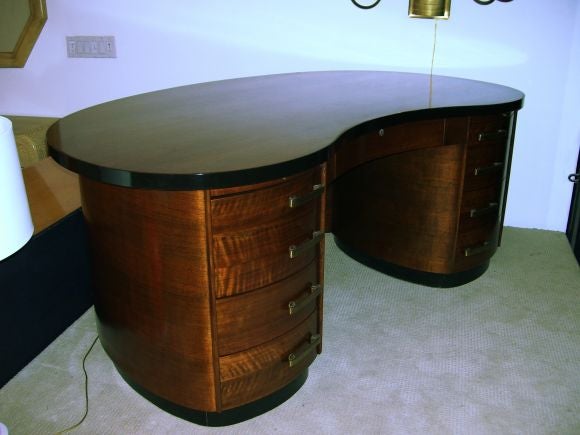 A Stately American Art Deco Executive Desk 3