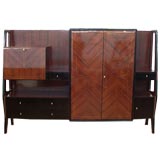 Rare Sculptural Borsani Bookcase/Bar