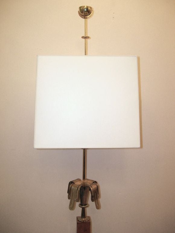Hand Crafted Tommy Parzinger Originals Floor Lamp