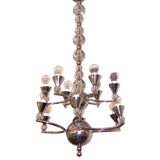 Large French Moderne Chandelier