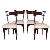 Set of Six Ico Parisi Dining Chairs
