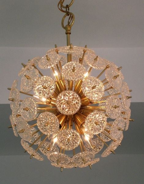 Pair of Belgian Crystal Snowflakes