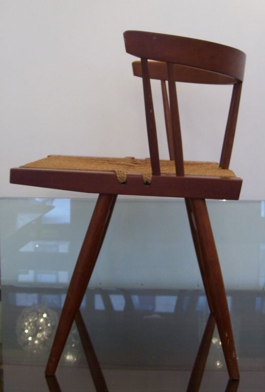 20th Century George Nakashima Desk/Side Chair