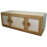 Vintage Paul Laszlo Blonde Parchment Sideboard