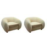 Pair of Jean Royere "Polaire" Chairs