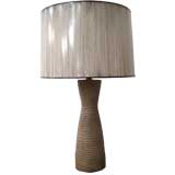 Danish Sixties Art Pottery Table Lamp