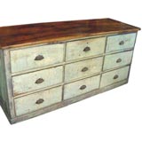 19th c. Painted Counter