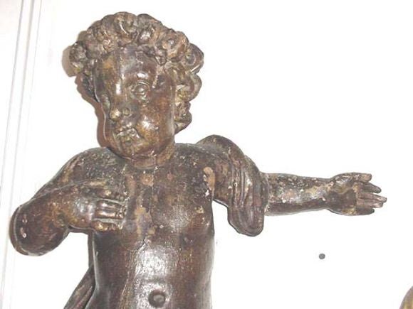 16th c. Wooden Italian Putti