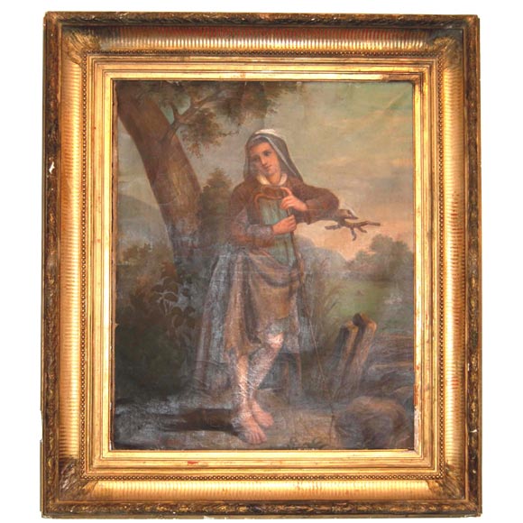 19th c. Oil Painting For Sale 4