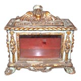 18th c. Carved and Painted Reliquary