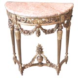 19th c. Giltwood Console