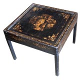 19th c. Chinoiserie Lacquered Robe Box