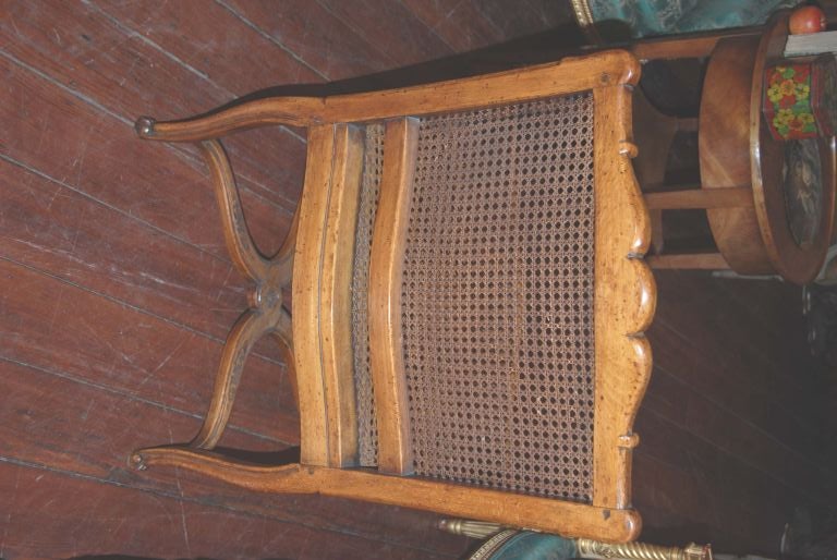 Pair 18th c. Regence  Walnut Armchairs 2