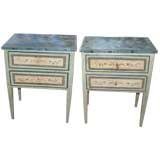 Pair 19th c. Petit Commodes