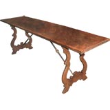 Antique 19th c. Walnut Refectory Table