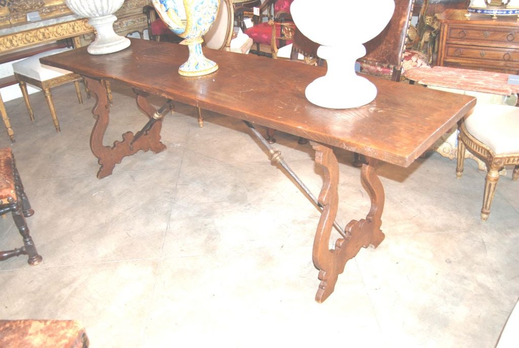 19th c. Walnut Refectory Table