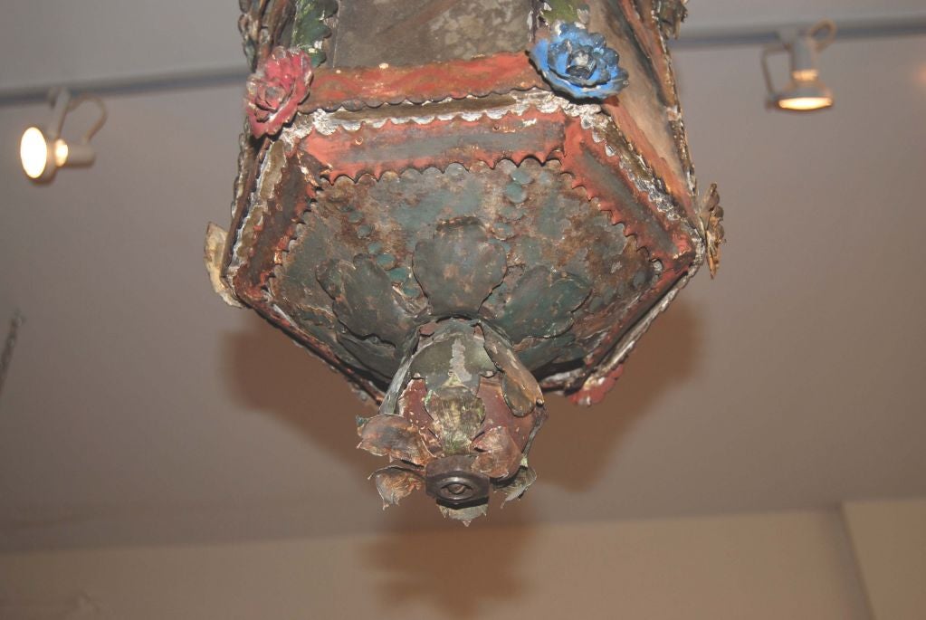 18th c. Italian Tole Lantern 1