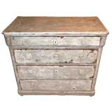 19th c. Painted Swedish Commode
