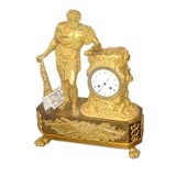 Empire Bronze Dore' Mantel Clock