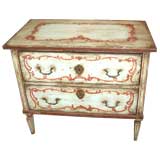 19th c. painted commode